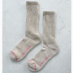 Oatmeal Ballet Socks