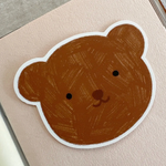 Chocolate Bear Sticker