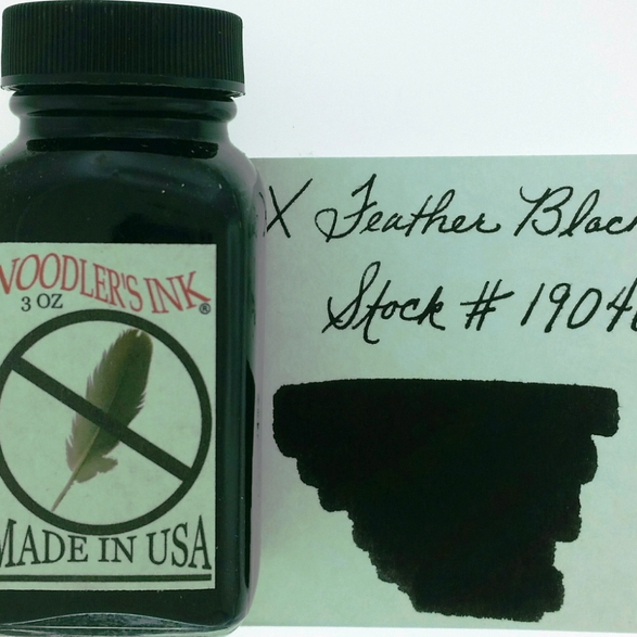 X-Feather Black Noodler's Fountain Pen Ink (3oz)