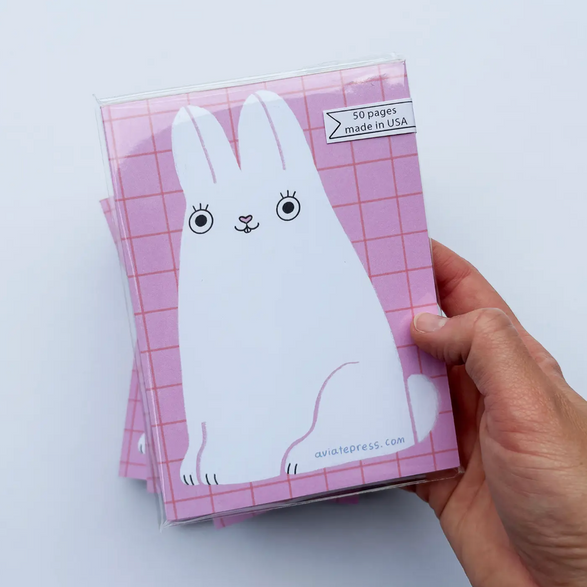 Fluffy Bunny Notepad