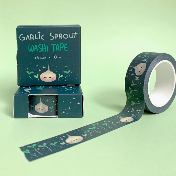 Garlic Sprout Washi Tape (15mm)