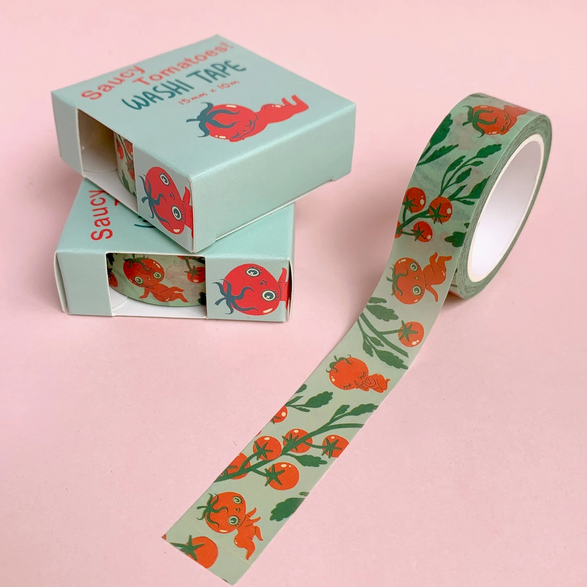 Saucey Tomatoes Washi Tape (15mm)