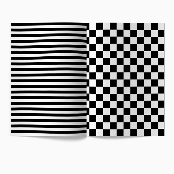 Black & White Scrapbook Paper Booklet