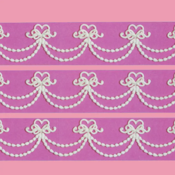 Purple Heart Washi Tape (40mm)