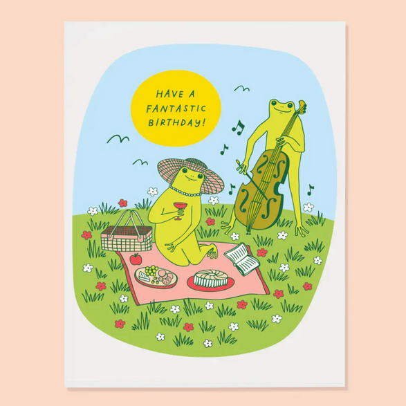 Birthday Picnic Frogs