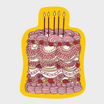 Decadent Cake Sticker