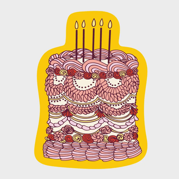 Decadent Cake Sticker