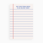 Not Solved Today Notepad