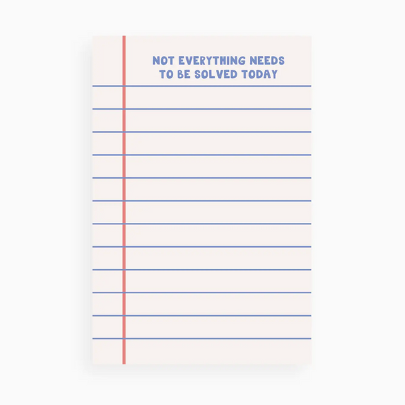 Not Solved Today Notepad