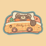 Sleepy Bear Sticker