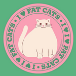 Fat Cat Sticker