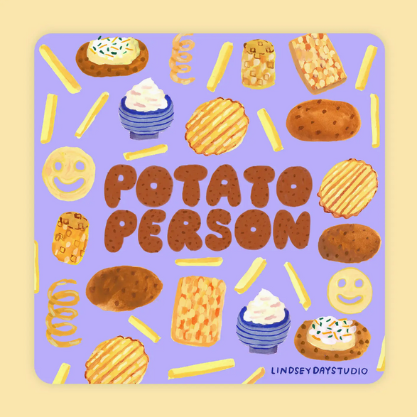 Potato Person Sticker