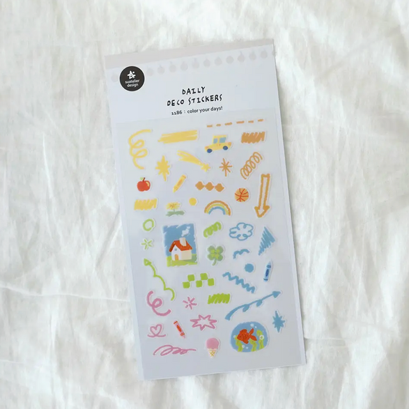 Color Your Days Sticker Sheet