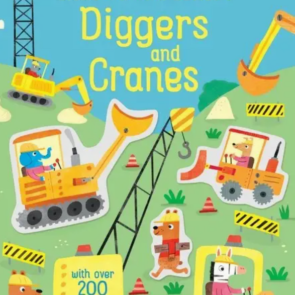 First Sticker Book: Diggers and Cranes