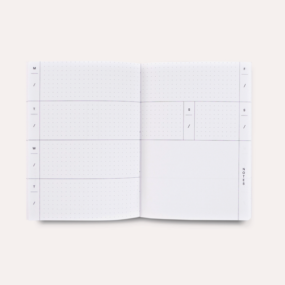Undated Pocket Weekly Planner: Neroli