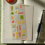 Stationery Clear Sticker Sheet