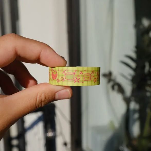 Matcha Strawberry Washi Tape (15mm)