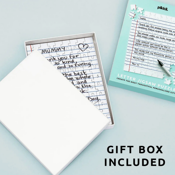 DIY Letter Jigsaw Puzzle