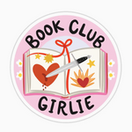 Book Club Girlie Sticker