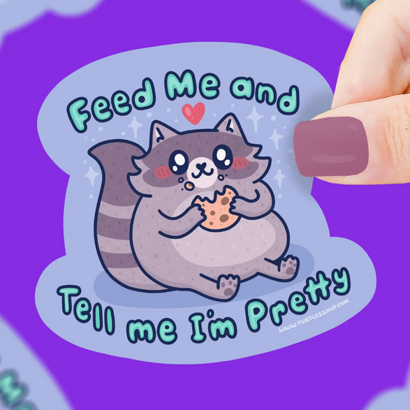 Feed Me Sticker