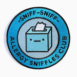 Allergy Sniffles Club Iron-On Patch