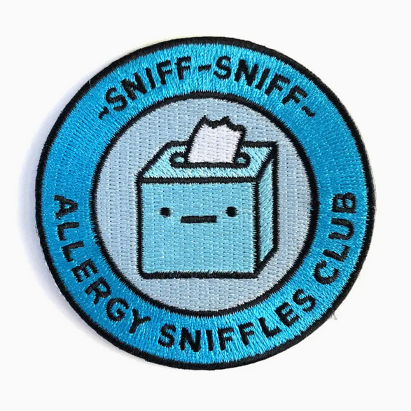 Allergy Sniffles Club Iron-On Patch