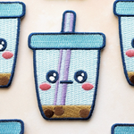 Sad Boba Iron-On Patch