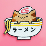 Ramen Cat Iron-On Patch