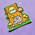 Mushroom Tree Frog Sticker