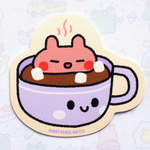 Bunny Hot Chocolate Sticker