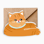 Orange Cat Mini Card