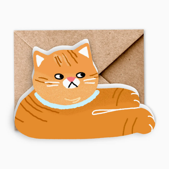 Orange Cat Mini Card