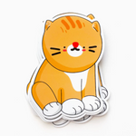 Orange Tabby Cat Sticker