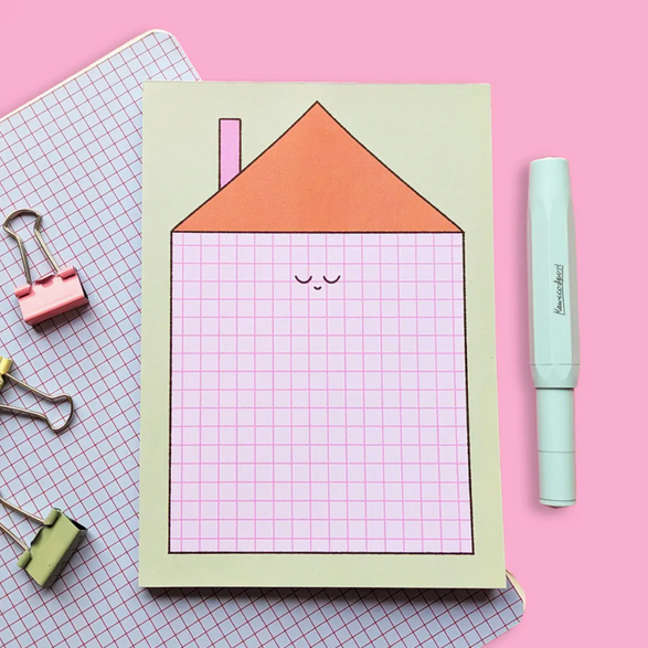Cozy House Notepad