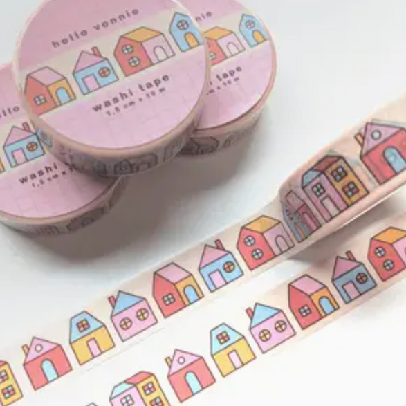 Cozy House Washi Tape (15mm)