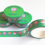 Green Floral Washi Tape (15mm)