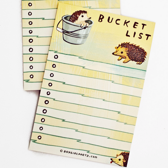 Bucket List Notepad