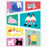 Kitta Washi Stickers - Dogs