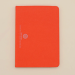 Lined Linen Notebook: Red (A5)