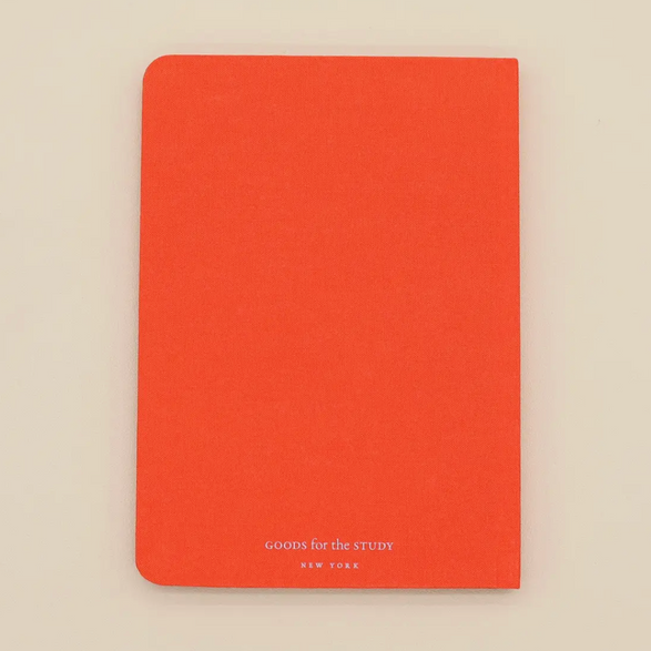 Lined Linen Notebook: Red (A5)
