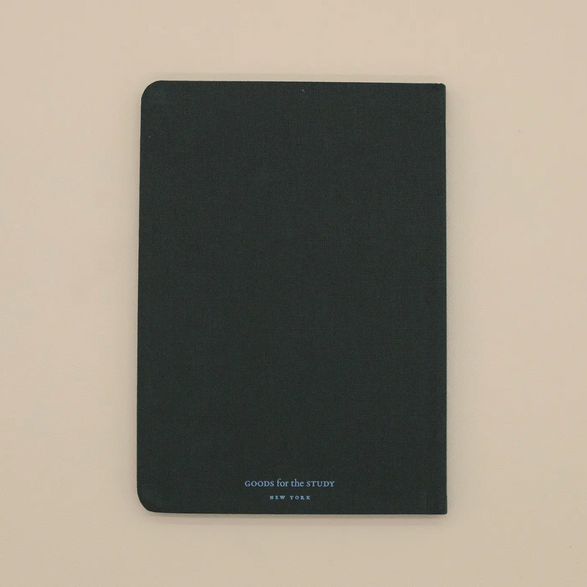 Lined Linen Notebook: Green (B6)