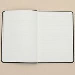 Lined Linen Notebook: Green (B6)