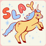 Slay Unicorn Sticker