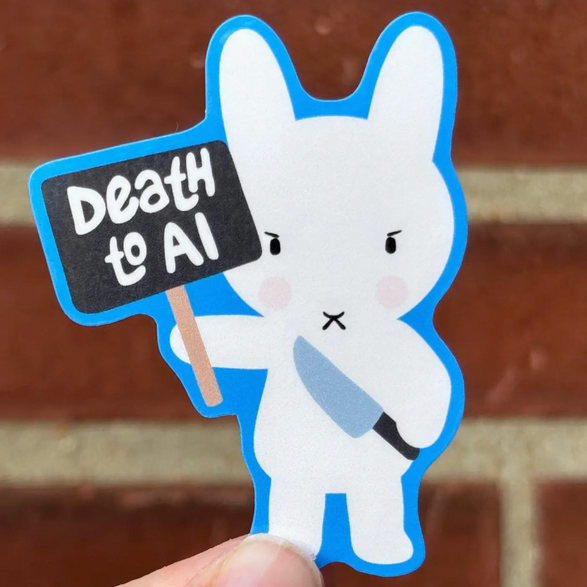 Death to Ai Sticker