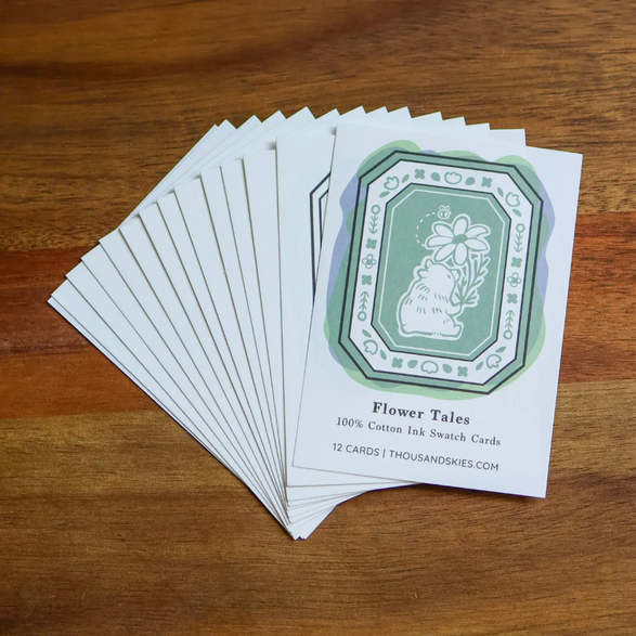 Flower Tales Ink Cards