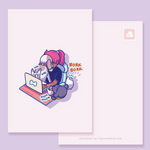 Home with Dogs Postcard