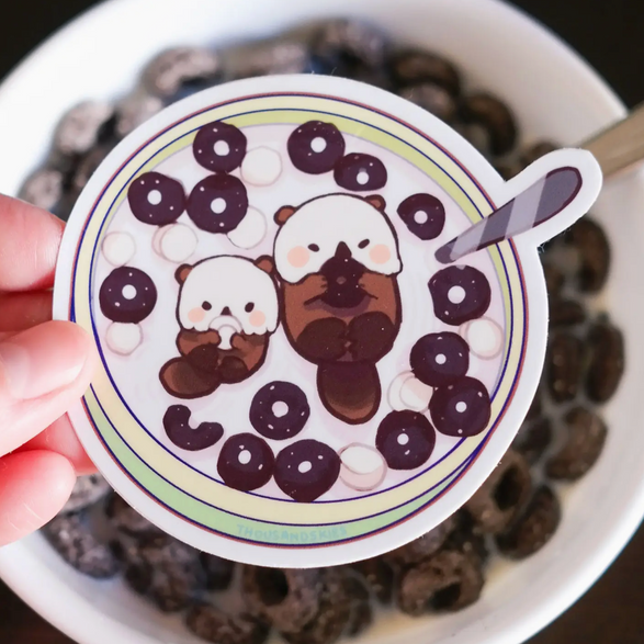 Otter Bowl Sticker