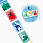 Plants and Totoro Stamp Washi Tape (25mm)