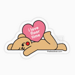 I Love Floor Time Sticker