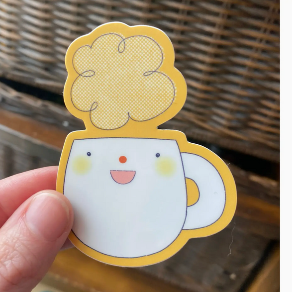 Steamy Mug Sticker
